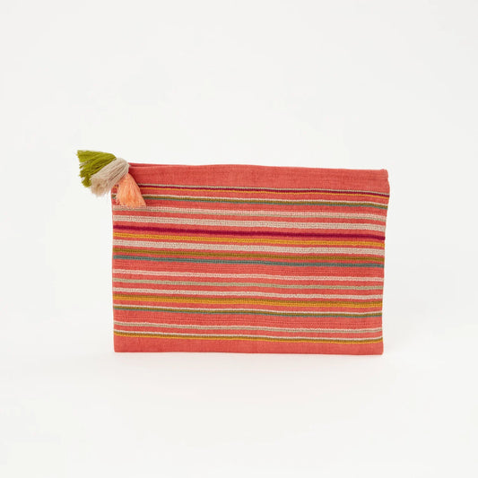Corded Red Pouch
